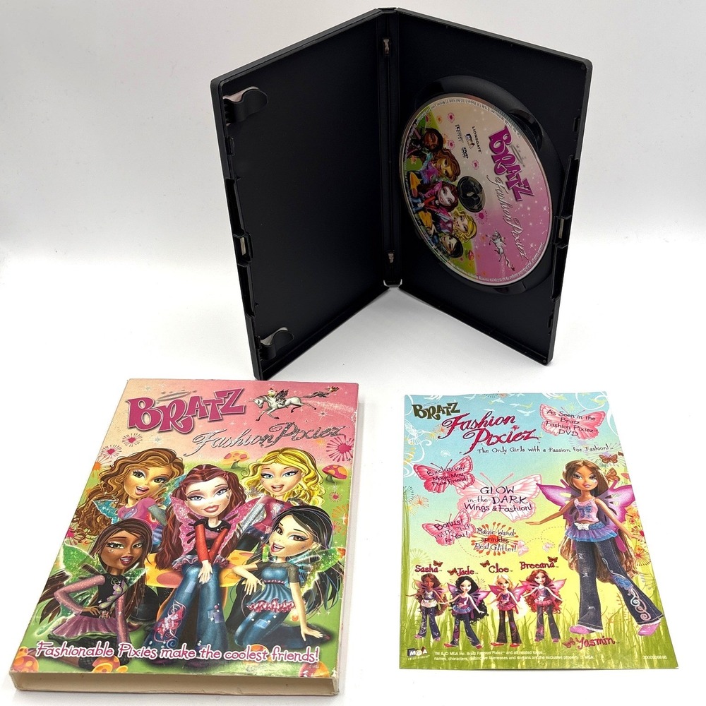 Bratz Fashion Pixiez DVD 2007 Lionsgate with Slipcover and Insert 012236211464